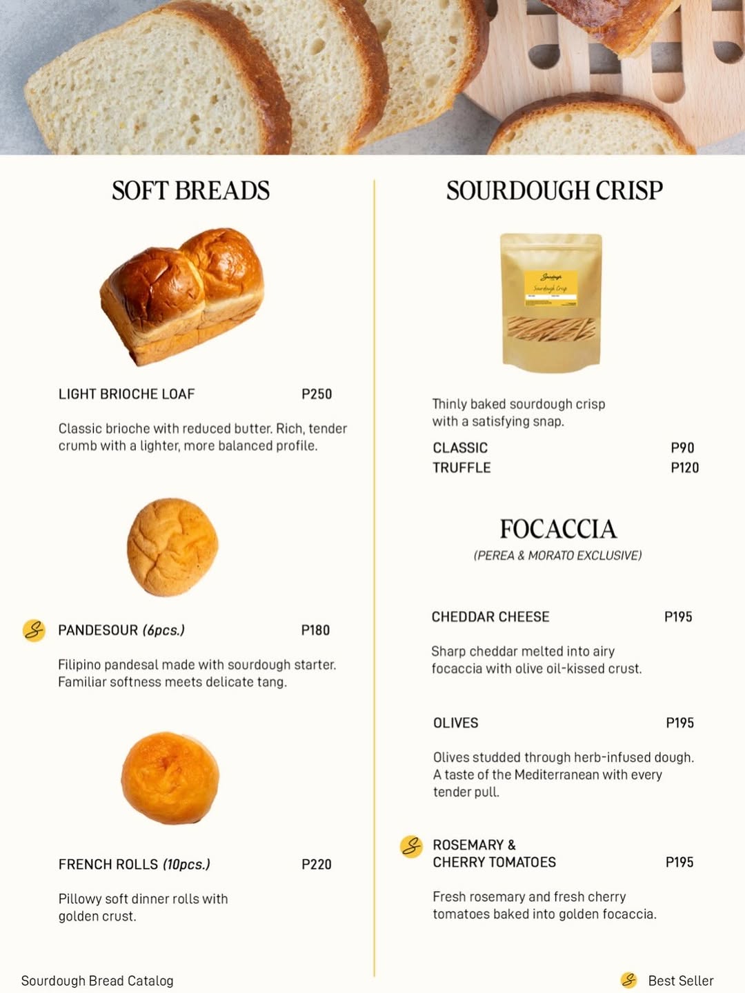 Sourdough bread varieties — multi-grain and classic